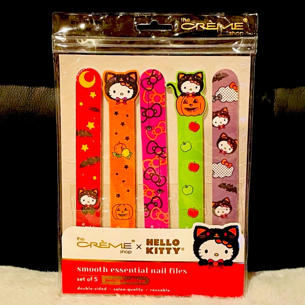 Hello Kitty x CRÈME Halloween smooth essential nail files (pk of 5)